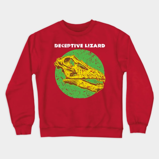 Deceptive Lizard Crewneck Sweatshirt by Shamus_Beyale